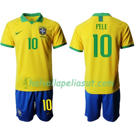 Jalkapallo Pelipaidat Brasilia PELE 10 Lasten Kotipaita Copa América 2019 Lyhythihainen